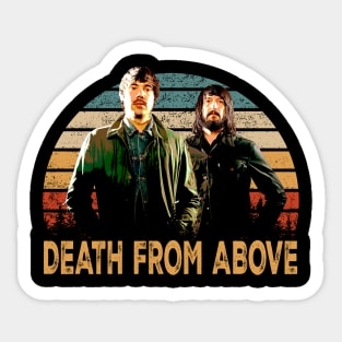 Rhythmic Skies Death Above Band-Inspired Fashion Soars to New Heights Sticker